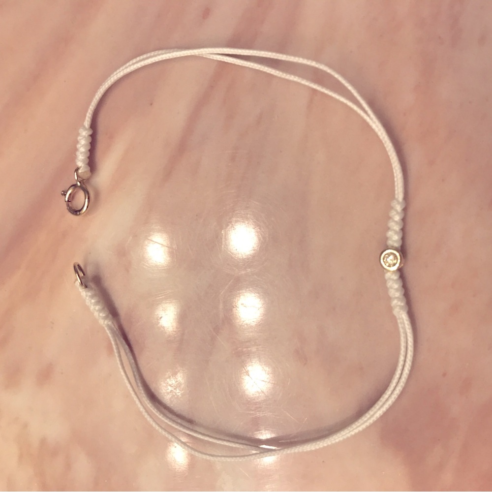 Magal Italian string diamond bracelet.